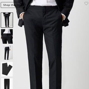 EUC Men's J. Crew Factory Slim-Fit Thompson Tuxedo Pant 34/34